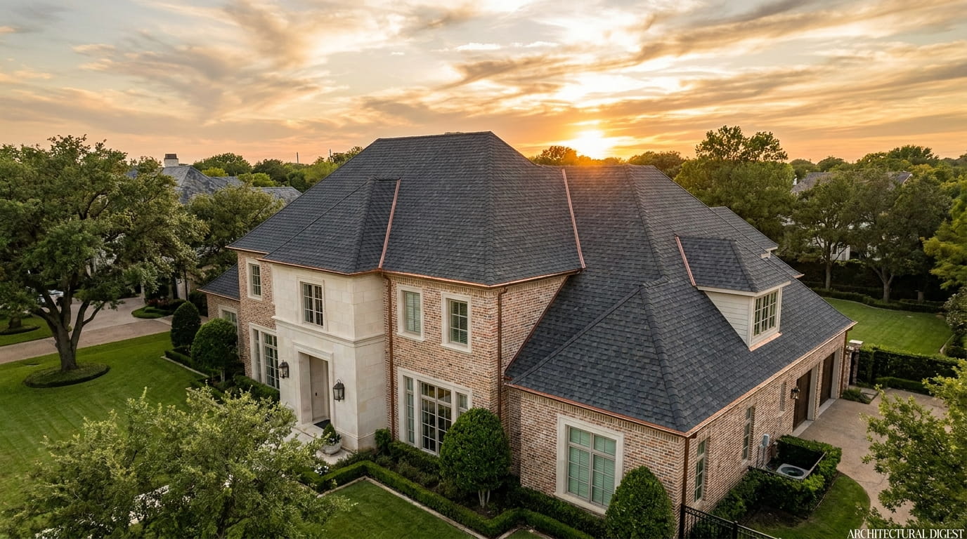 Luxury Dallas Home with GAF Architectural Roof